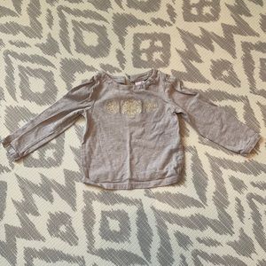 2T Janie & Jack Snowflake Shirt